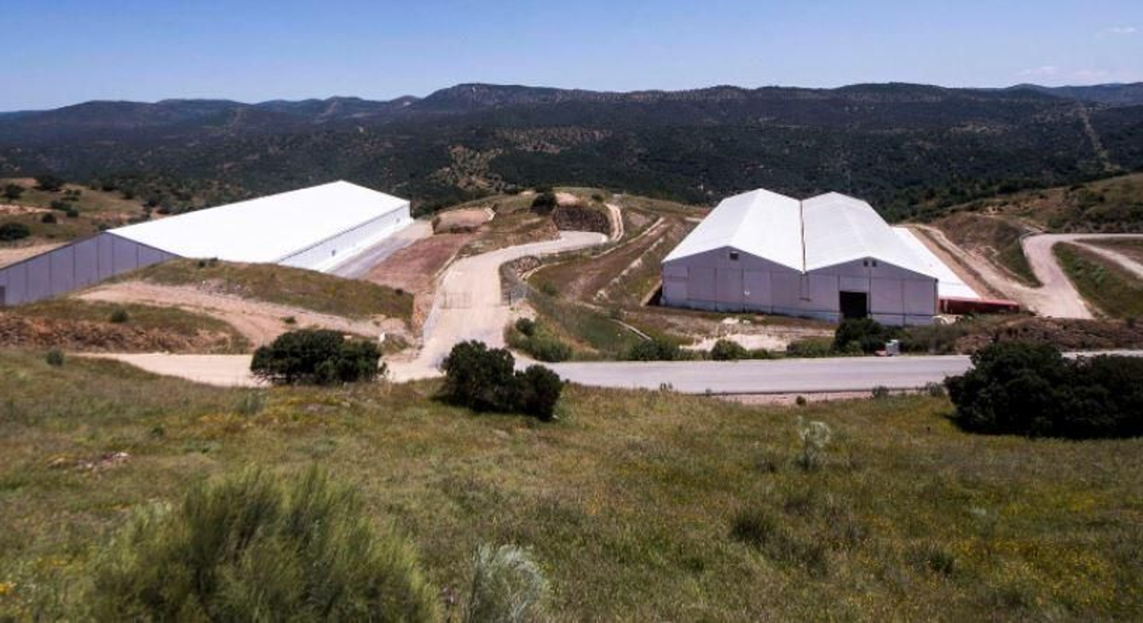Panorámica de El Cabril, en la localidad de Hornachuelos.