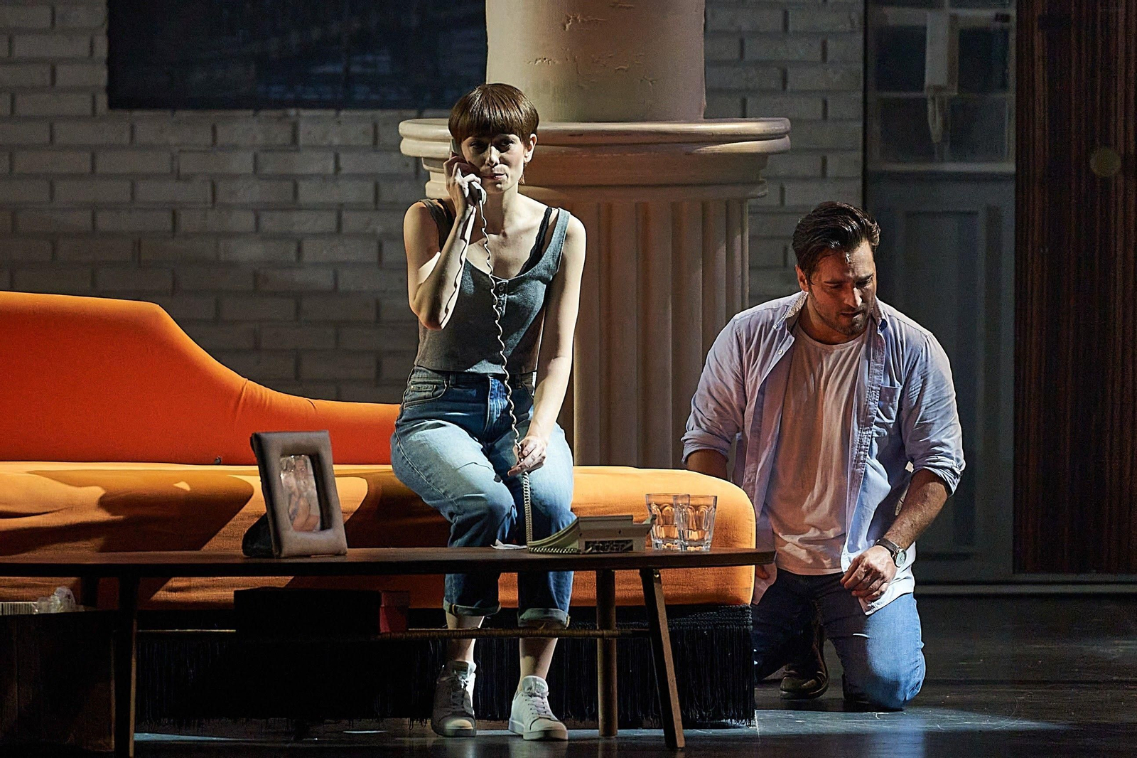 Una de las escenas del musical Una de las escenas del musical