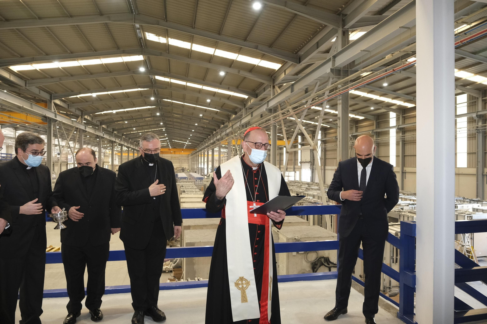 Bendición de las instalaciones de Hydrodiseño, en Huércal Overa (Almería)