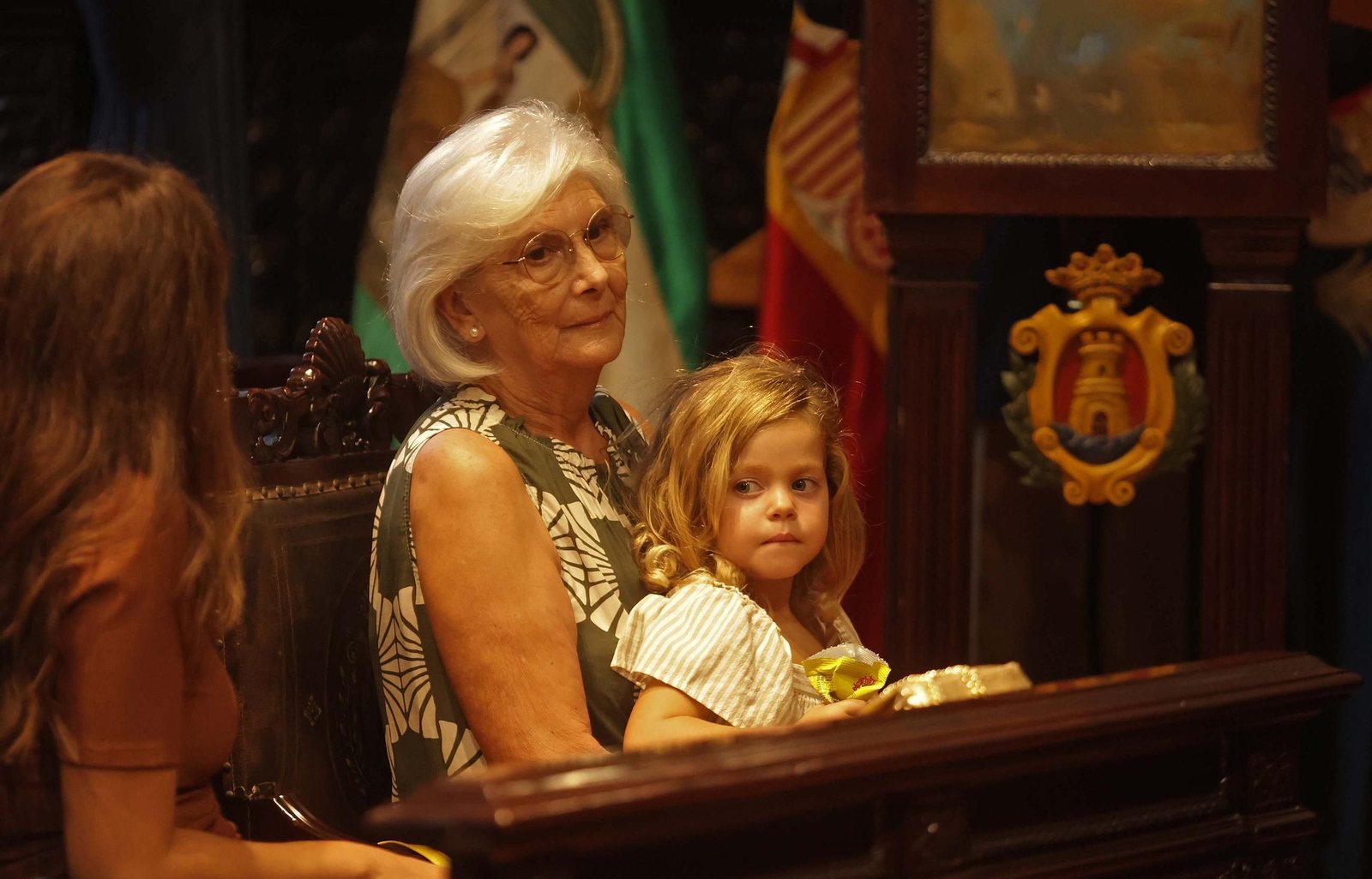 Fotos del acto de reconocimiento a Crescencio Torés en el Ayuntamiento de Algeciras