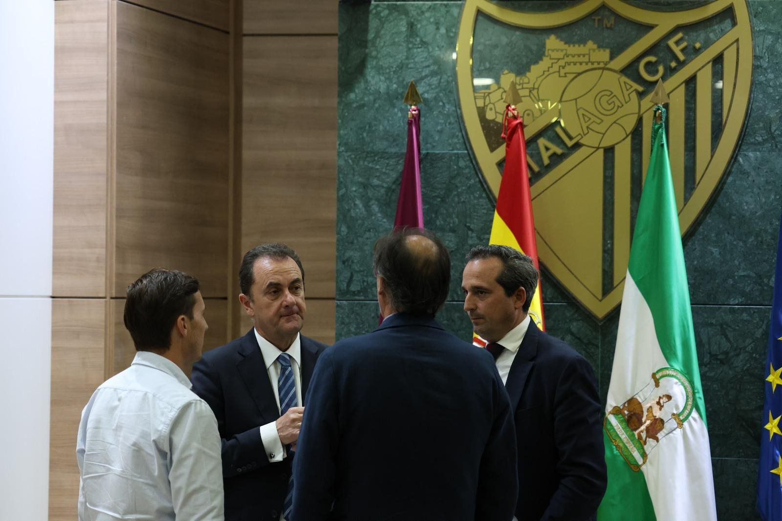 Las fotos de la rueda de prensa de José María Muñoz Las fotos de la rueda de prensa de José María Muñoz