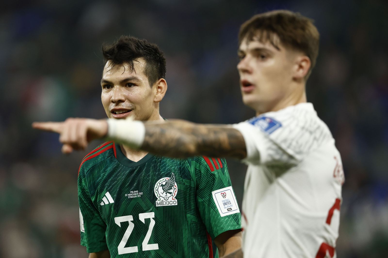 Las imágenes del México - Polonia