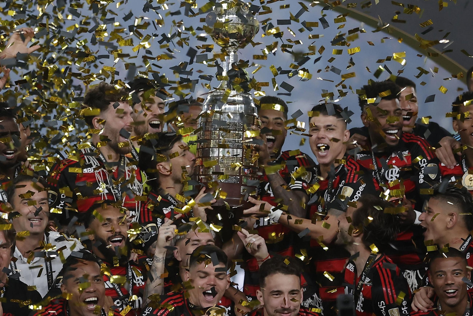 Las fotos de la final de la Copa Libertadores con triunfo de Flamengo sobre Palmeiras