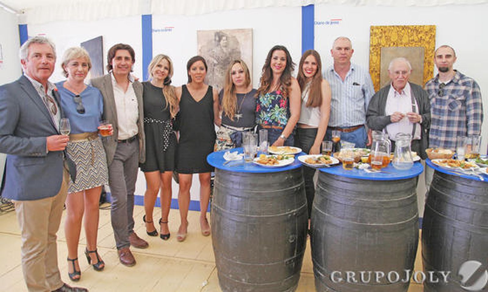 Agustín Díaz, Estela Romero, Javier Rodríguez, Silvia Moraleda, Susana Palomo, Paloma Alonso, Raquel Benítez, Aida Sevilla, Antonio Díaz y Vicente Díaz. 

Foto: Vanesa Lobo