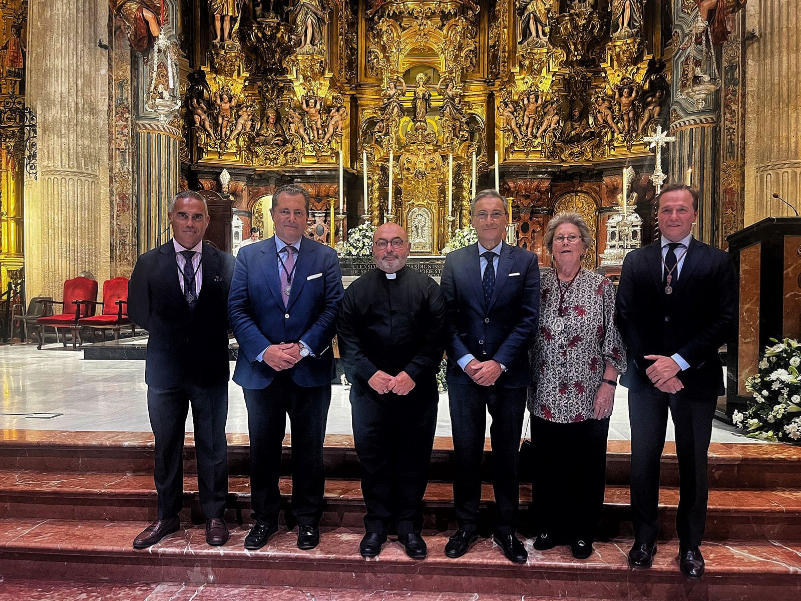 Las hermandades representadas en el acto de presentación