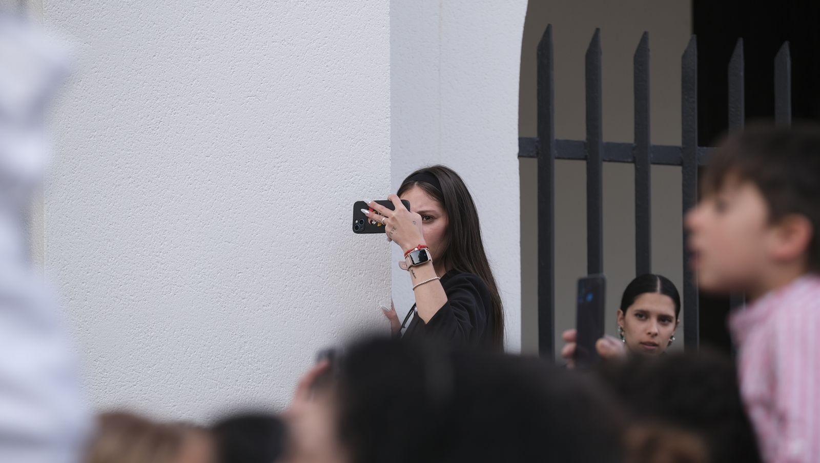 La procesión del Encuentro por las calles de Almería, en imágenes