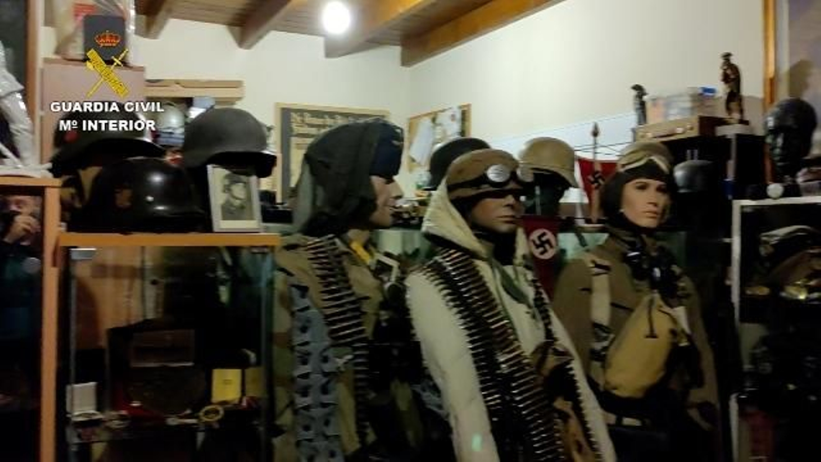 El lugar donde se almacenaban las armas.