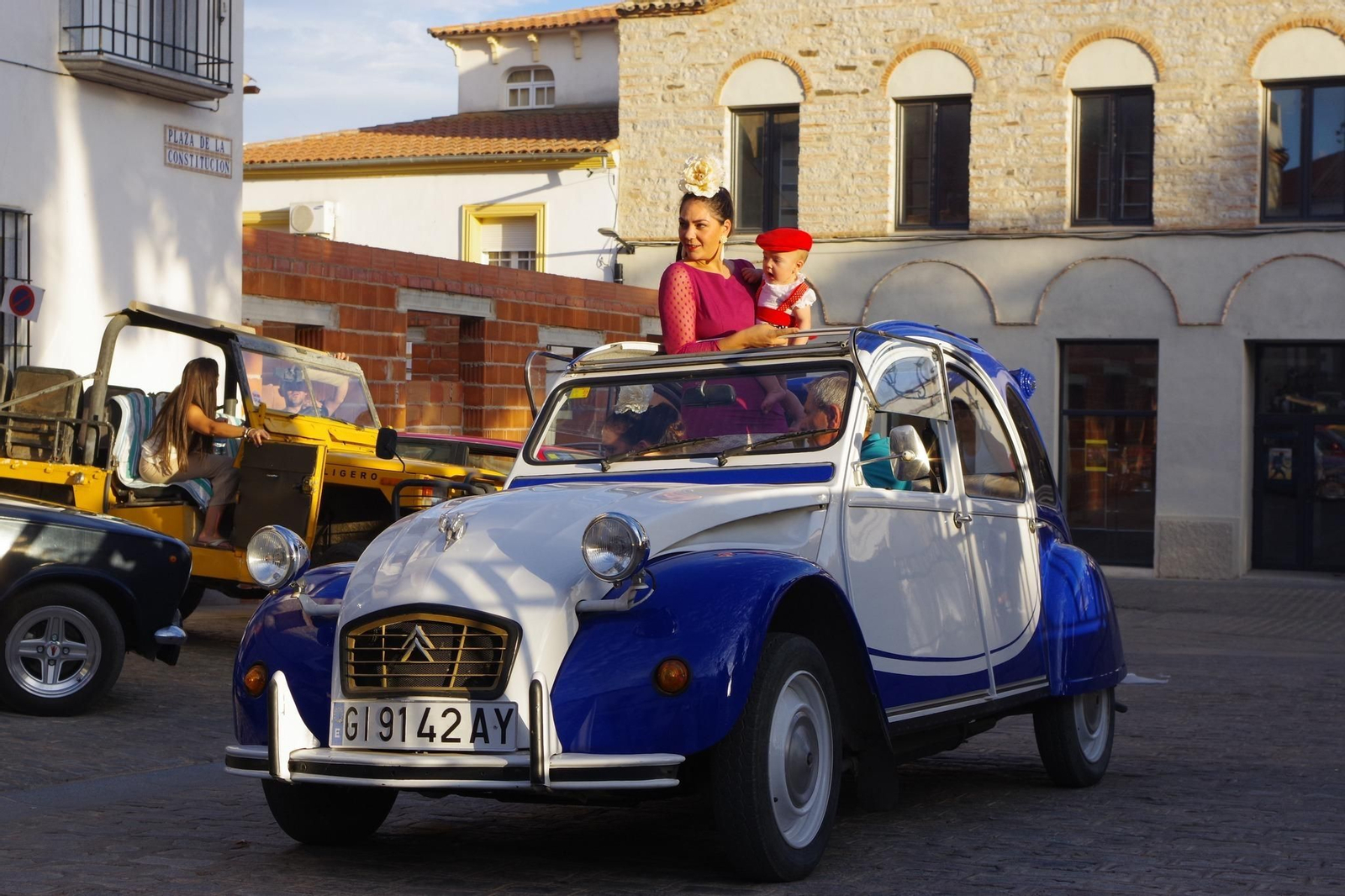 La gran exposición de coches clásicos de Belalcázar, en fotografías