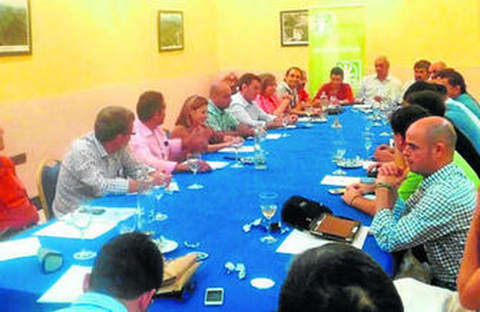 Un instante de la convención celebrada por el Partido Andalucista en Antequera.