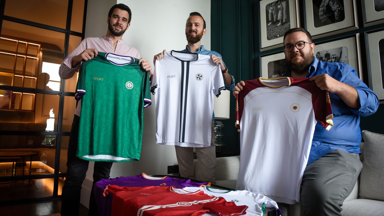 Álvaro Donaire, Francico Martín y Ernesto Portillo, cofundadores de SPQRT.