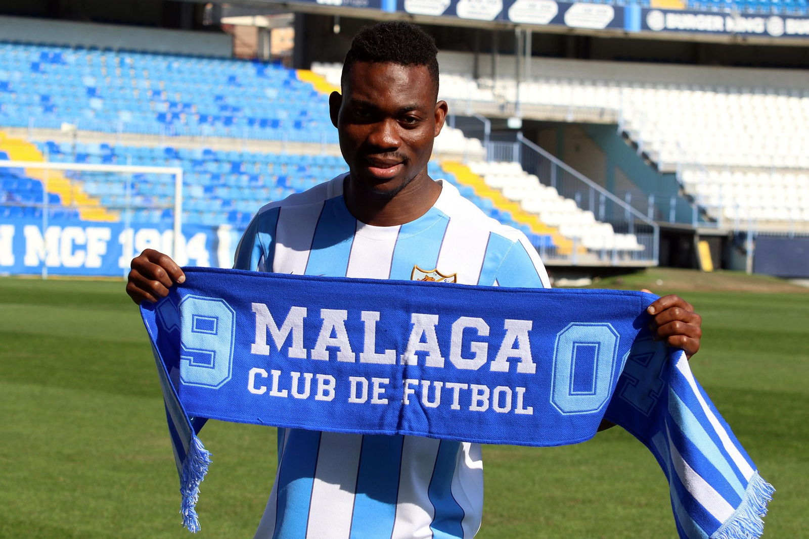 La etapa de Christian Atsu en el Málaga CF, en imágenes