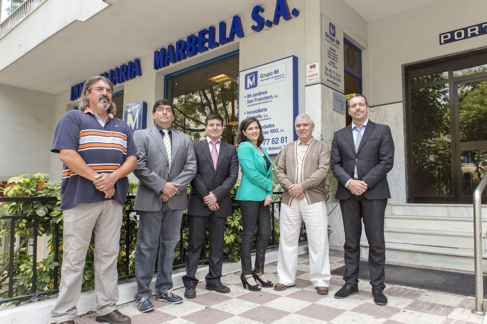 La familia Álvarez, propietaria de Inmobiliaria Marbella