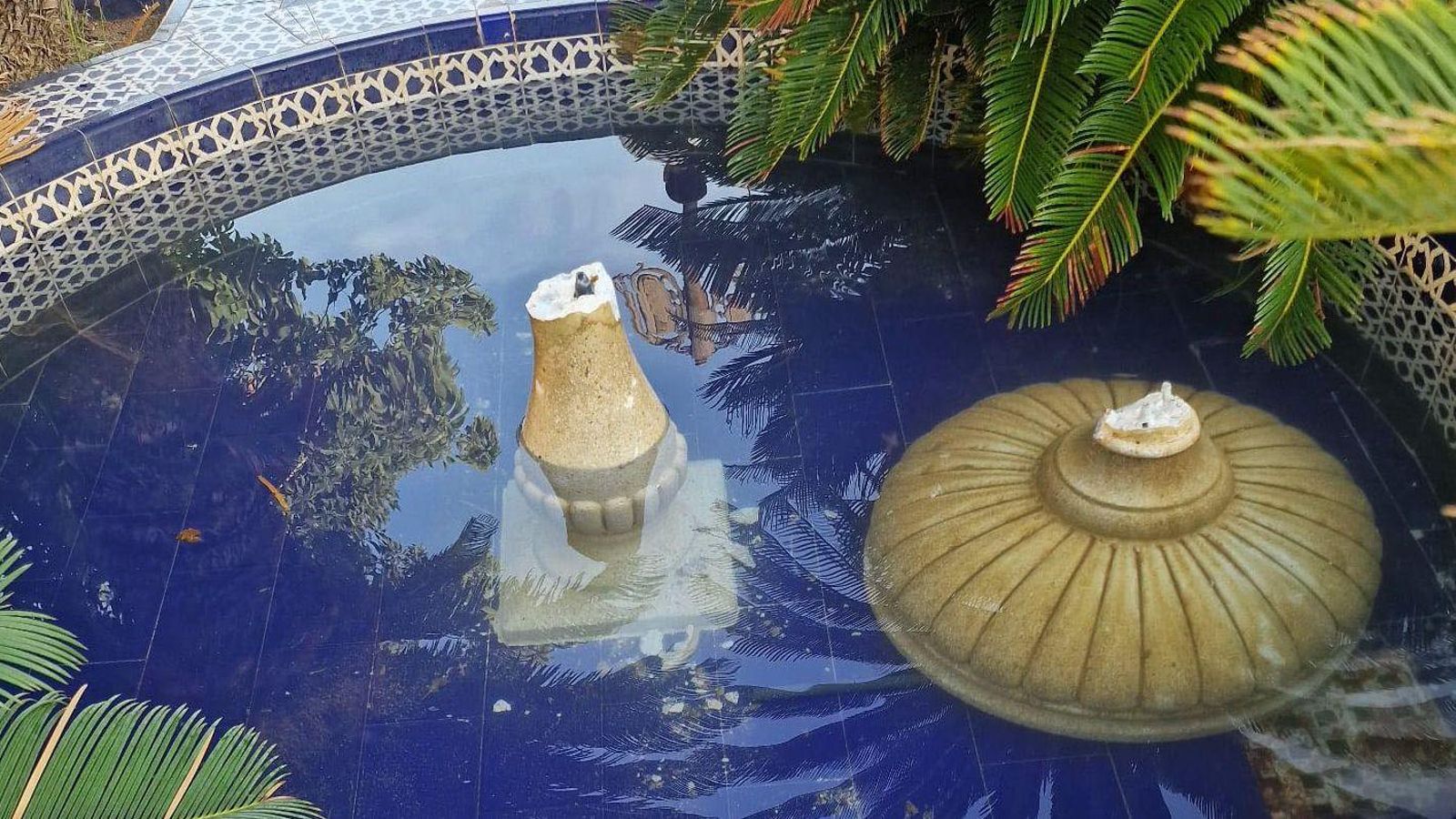 La fuente de la Plaza España ha sido reparada
