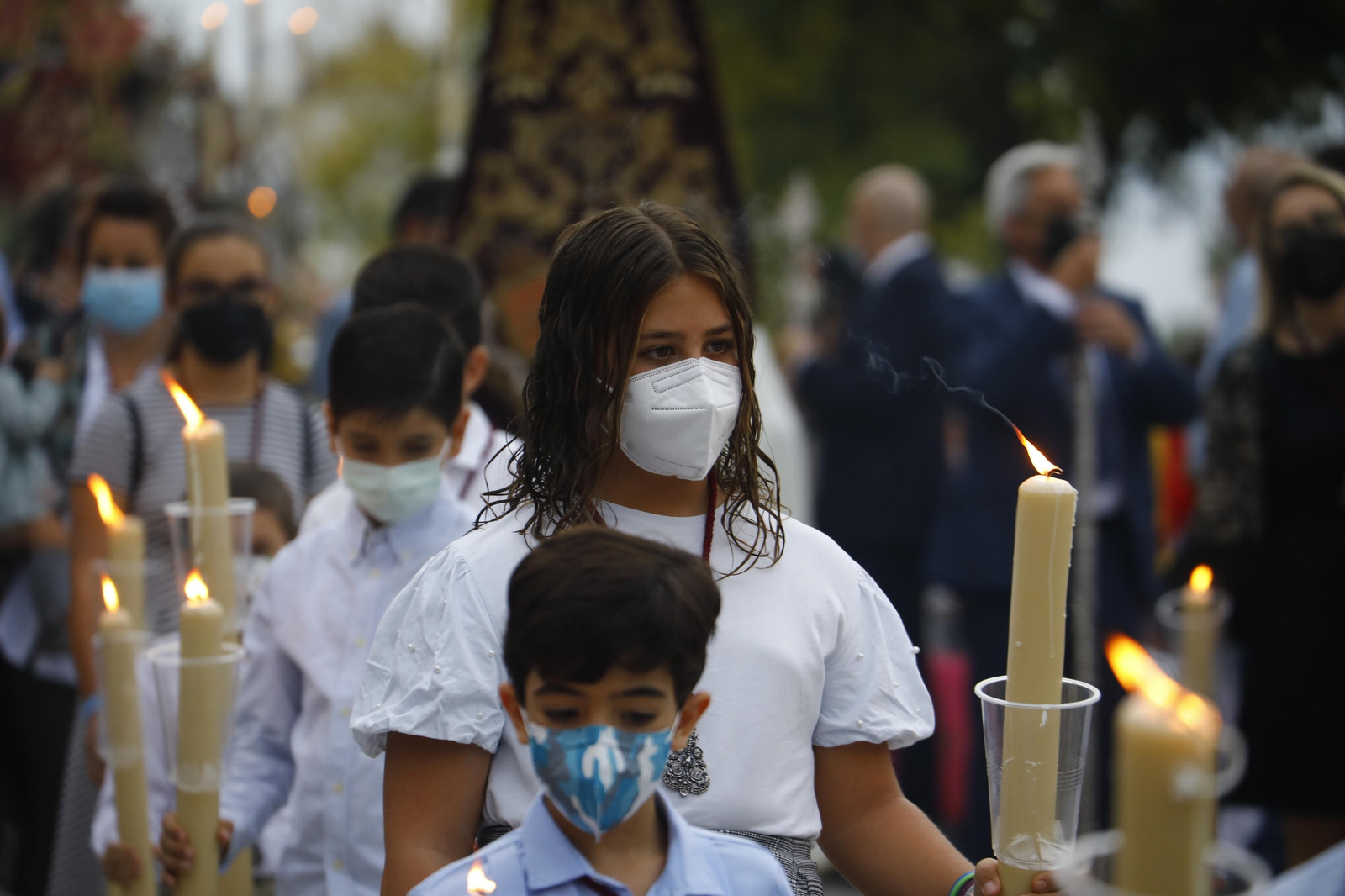 La procesión de la Divina Pastora de las Almas, en imágenes