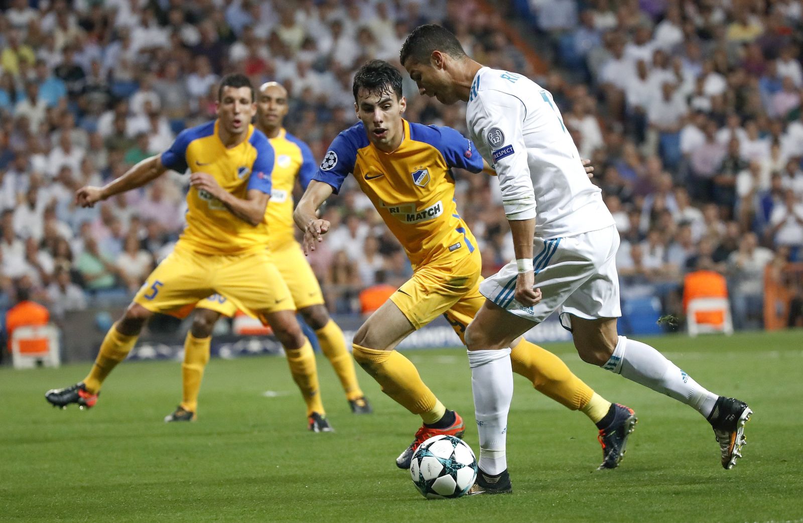 El Real Madrid-Apoel Nicosia