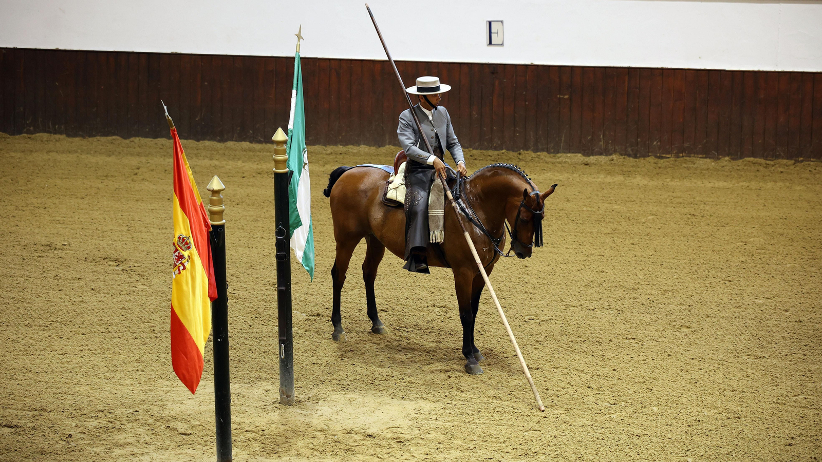 Espectáculo de la Real Escuela Andaluza de Arte Ecuestre dedicada al 40 aniversario de Diario de Jerez