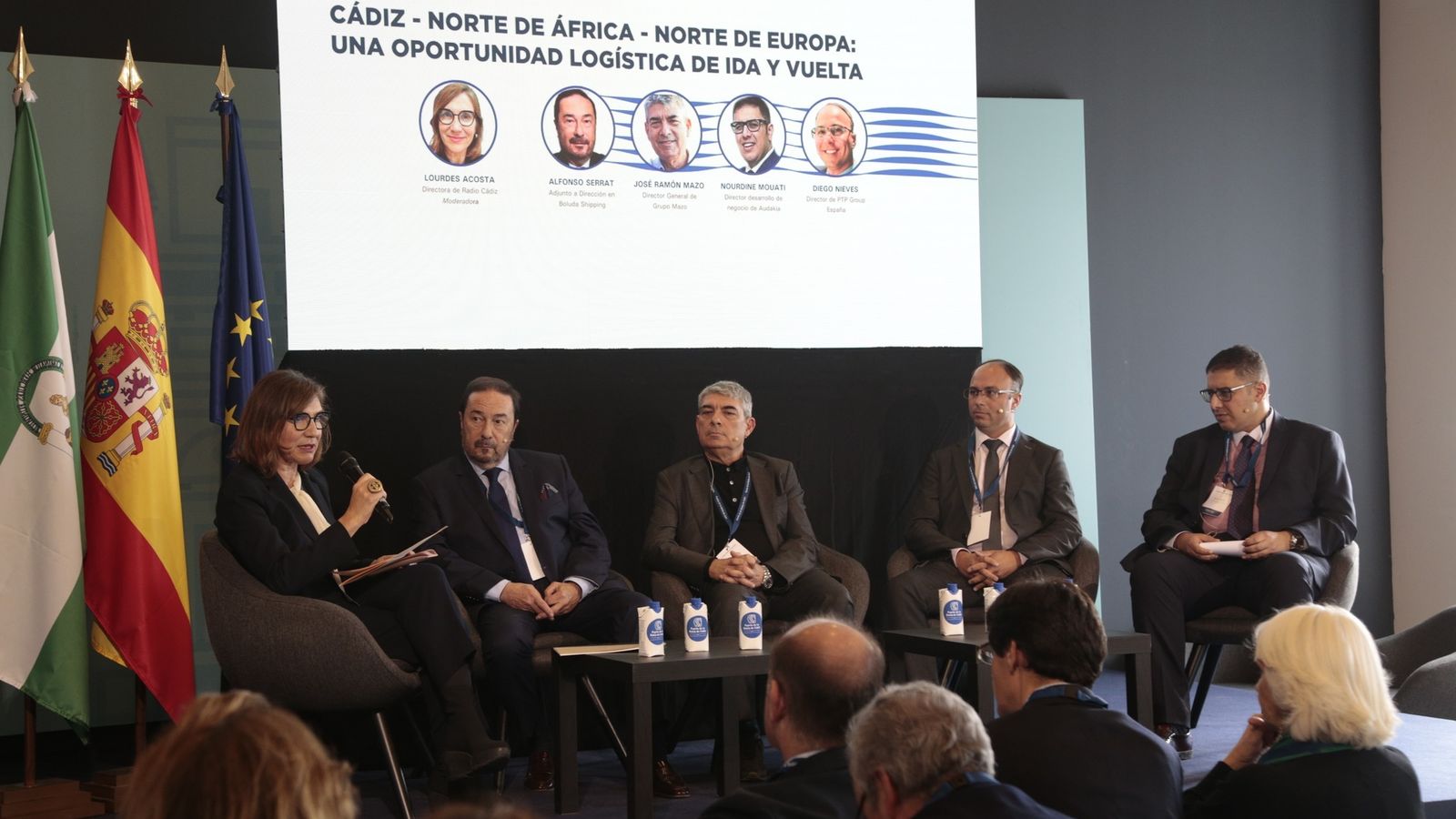 Uno de los paneles que dieron forma a este foro sobre logística portuaria