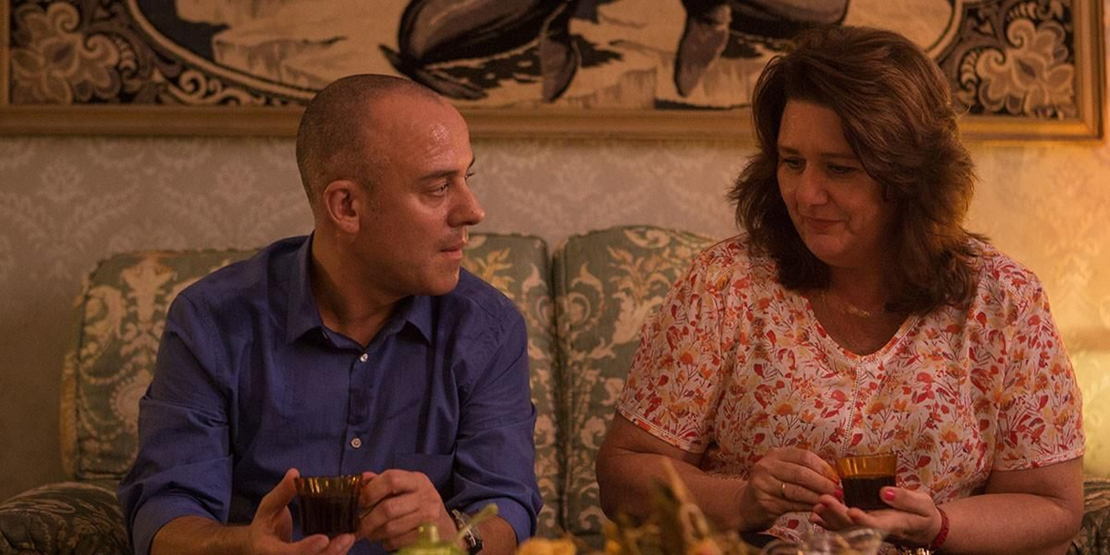 La actriz, con Javier Gutiérrez en una escena del filme de Martín Cuenca.