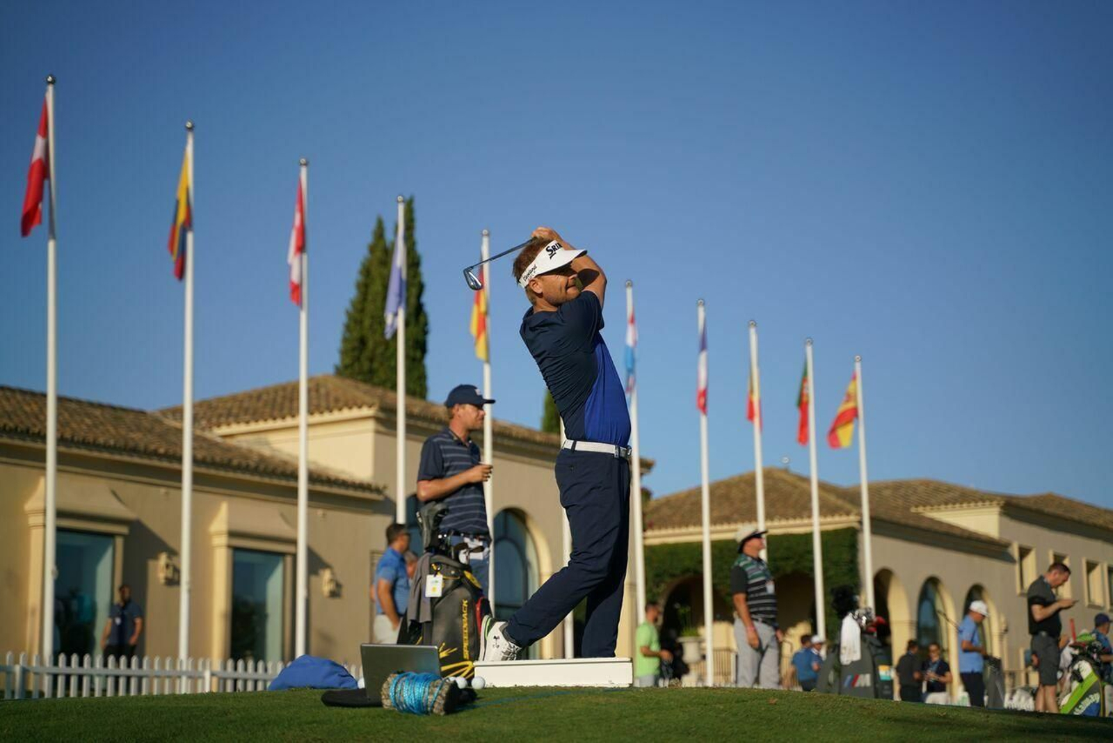 La fiesta de los españoles en Valderrama