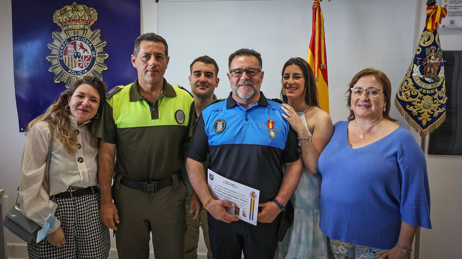 Imágenes de la entrega de las medallas de oro del Santo Ángel