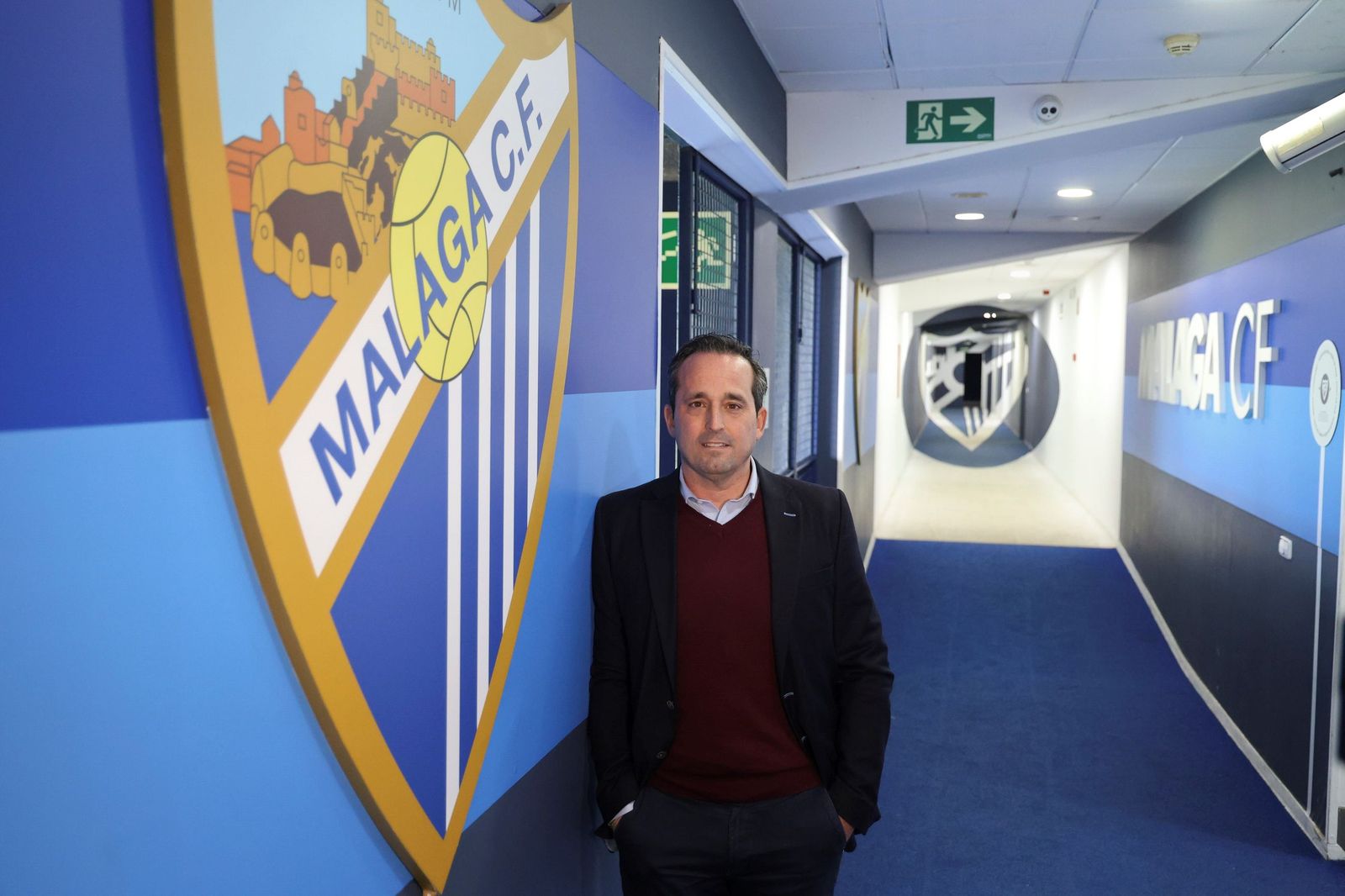 Las fotos de la entrevista con Kike Pérez, director general del Málaga CF