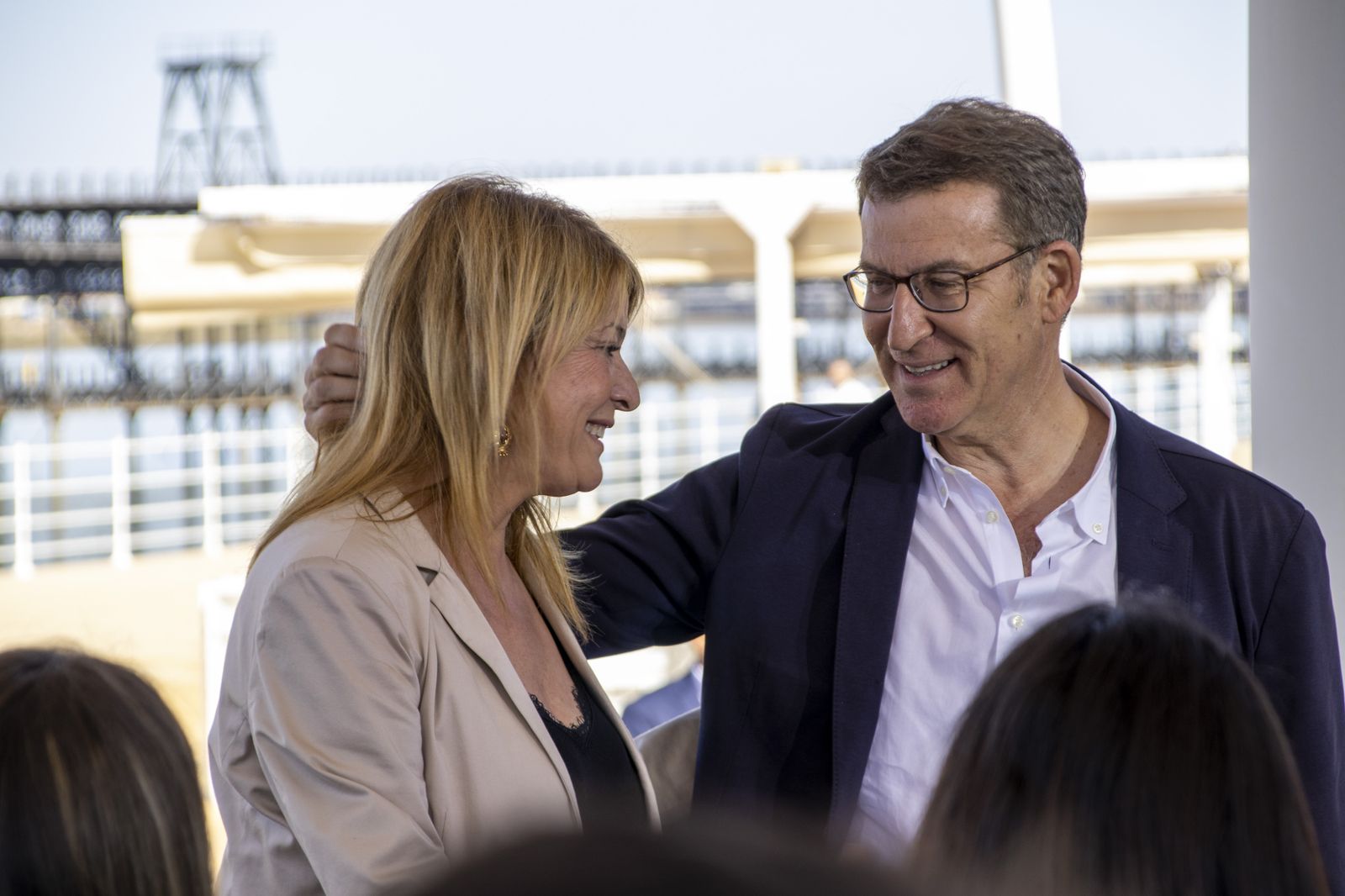 Visita de Alberto Núñez Feijóo a Huelva, en imágenes