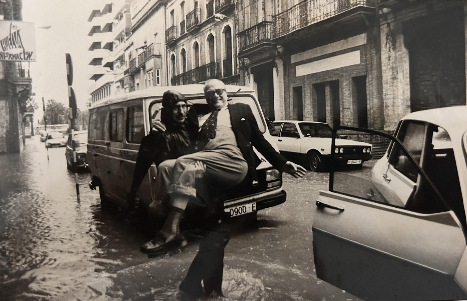 Efectos del temporal e inundaciones de enero de 1996 en Huelva.