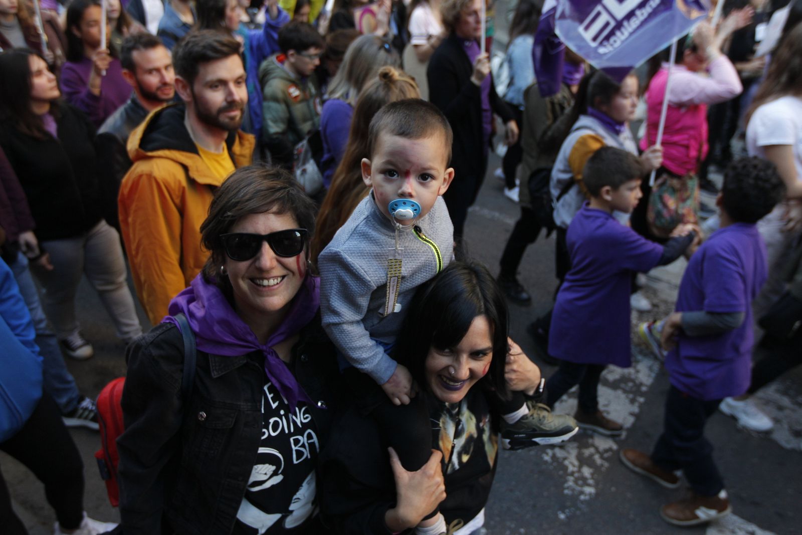 Fotogalería manifestación Día Internacional de la Mujer