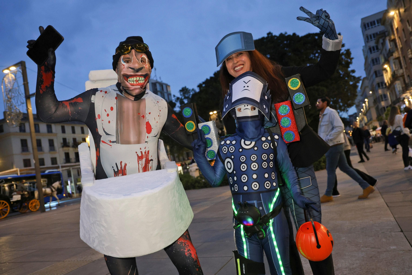 Las fotos de Halloween 2023 en Málaga: Una noche de lo más terrorífica