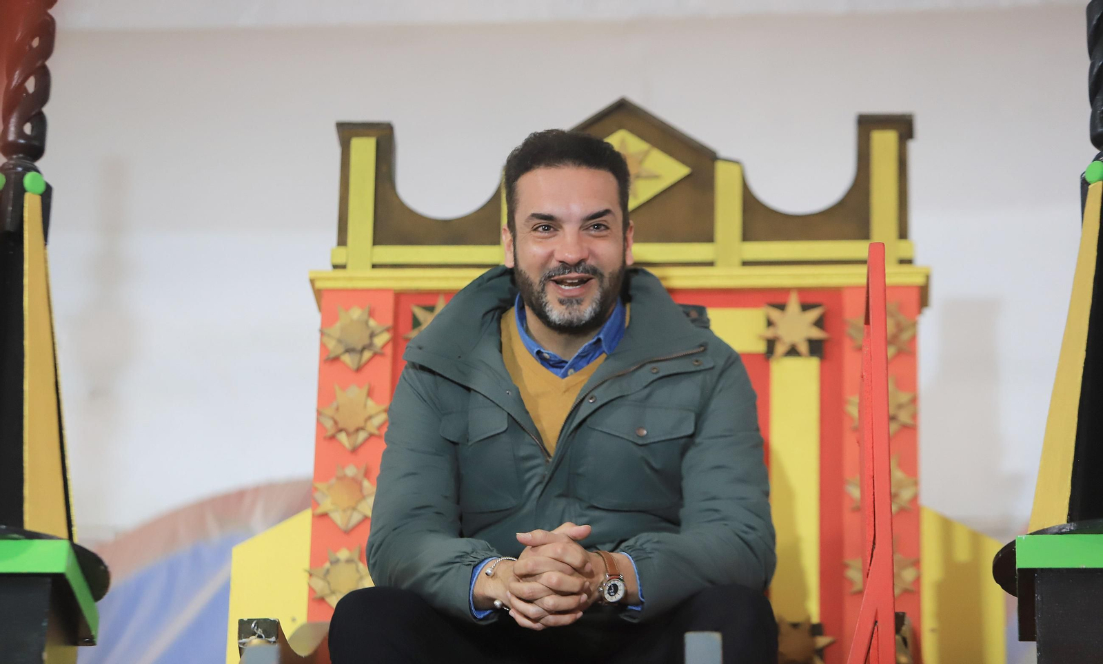 Los Reyes Magos de Jerez visitan sus carrozas