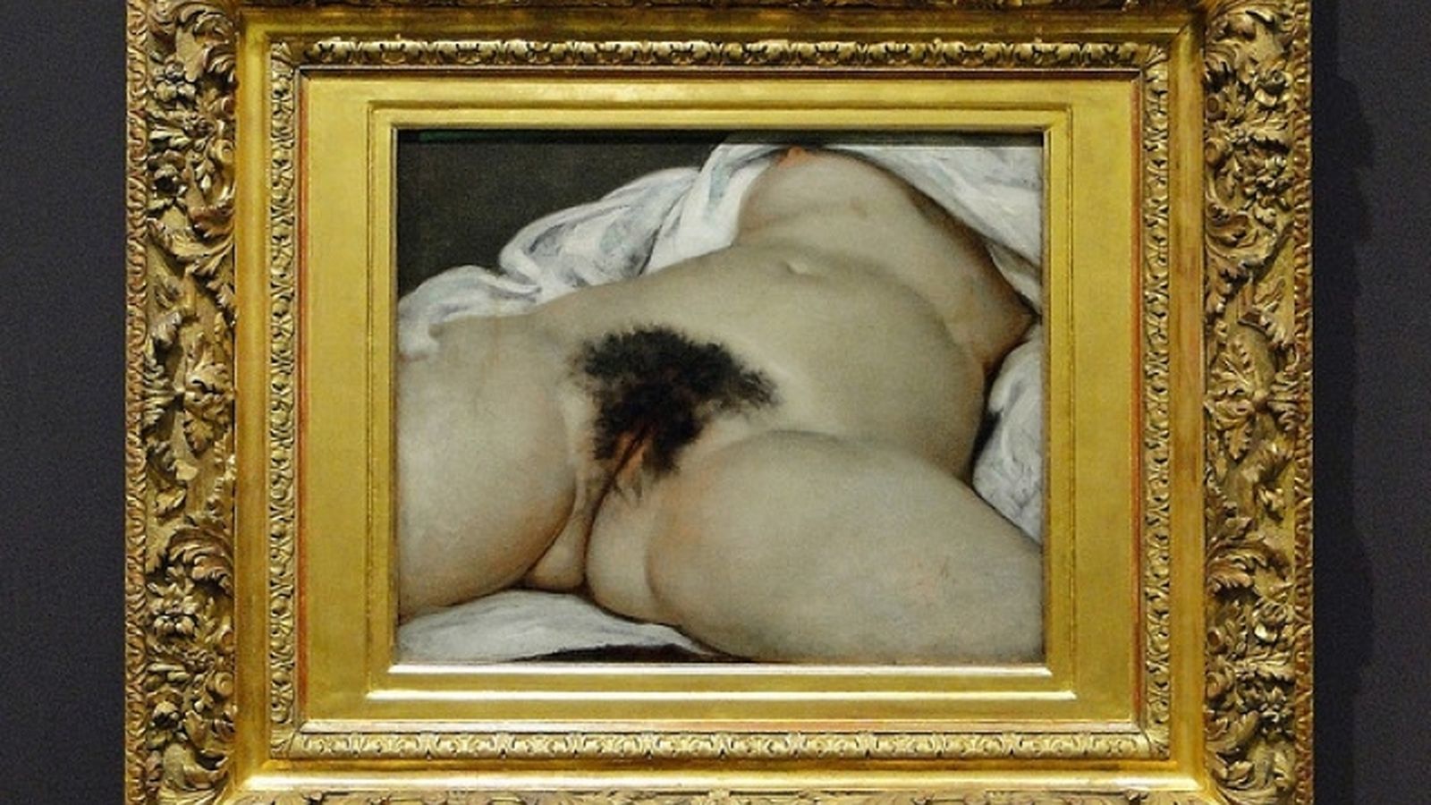 'El nacimiento del universo' de Courbet se puede ver en el Museo de Orsay.