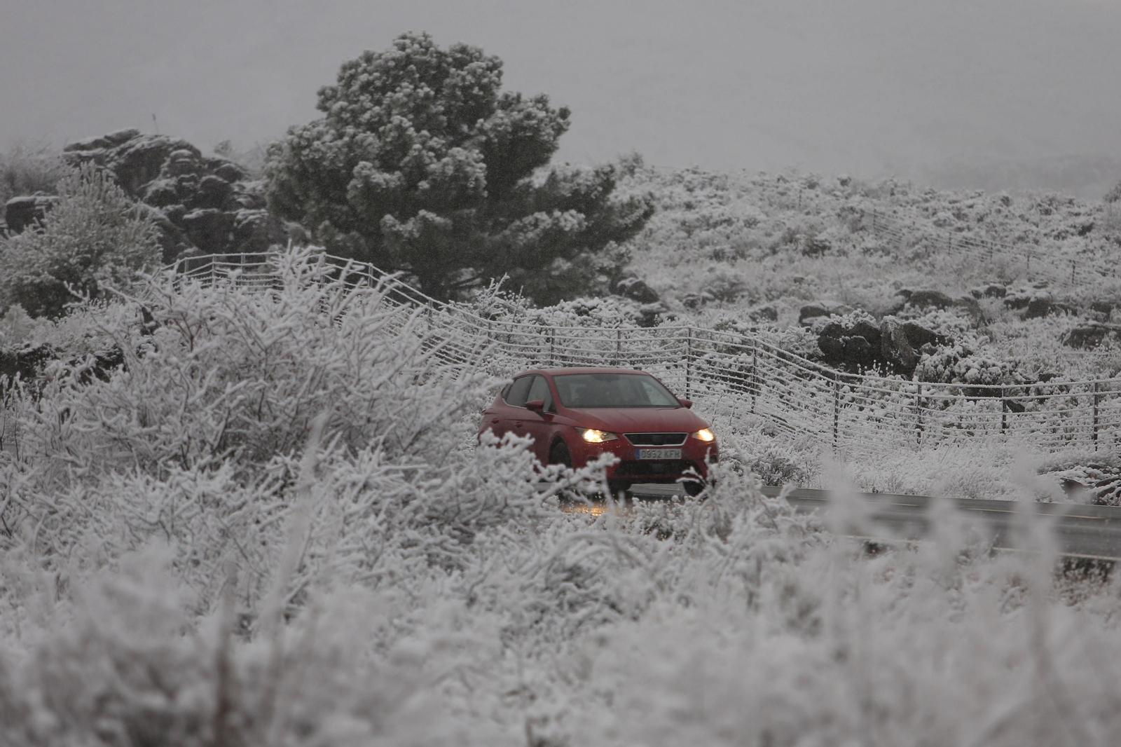 Nieve en Ronda.