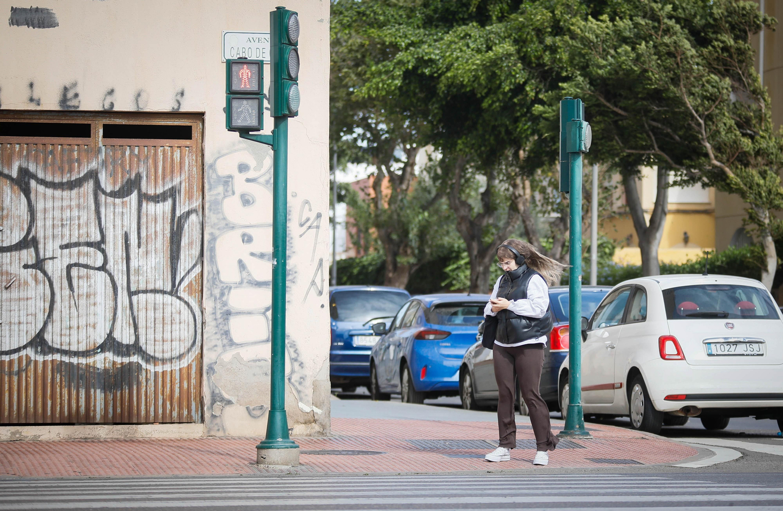 Imágenes del temporal de viento en Almería