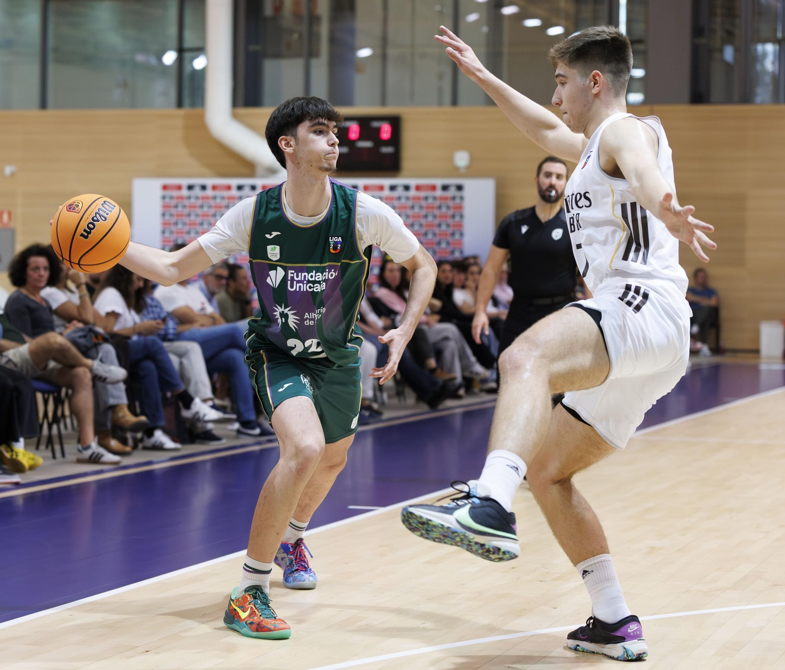 Liga U 22: El Unicaja se choca con un gran Real Madrid (105-62)