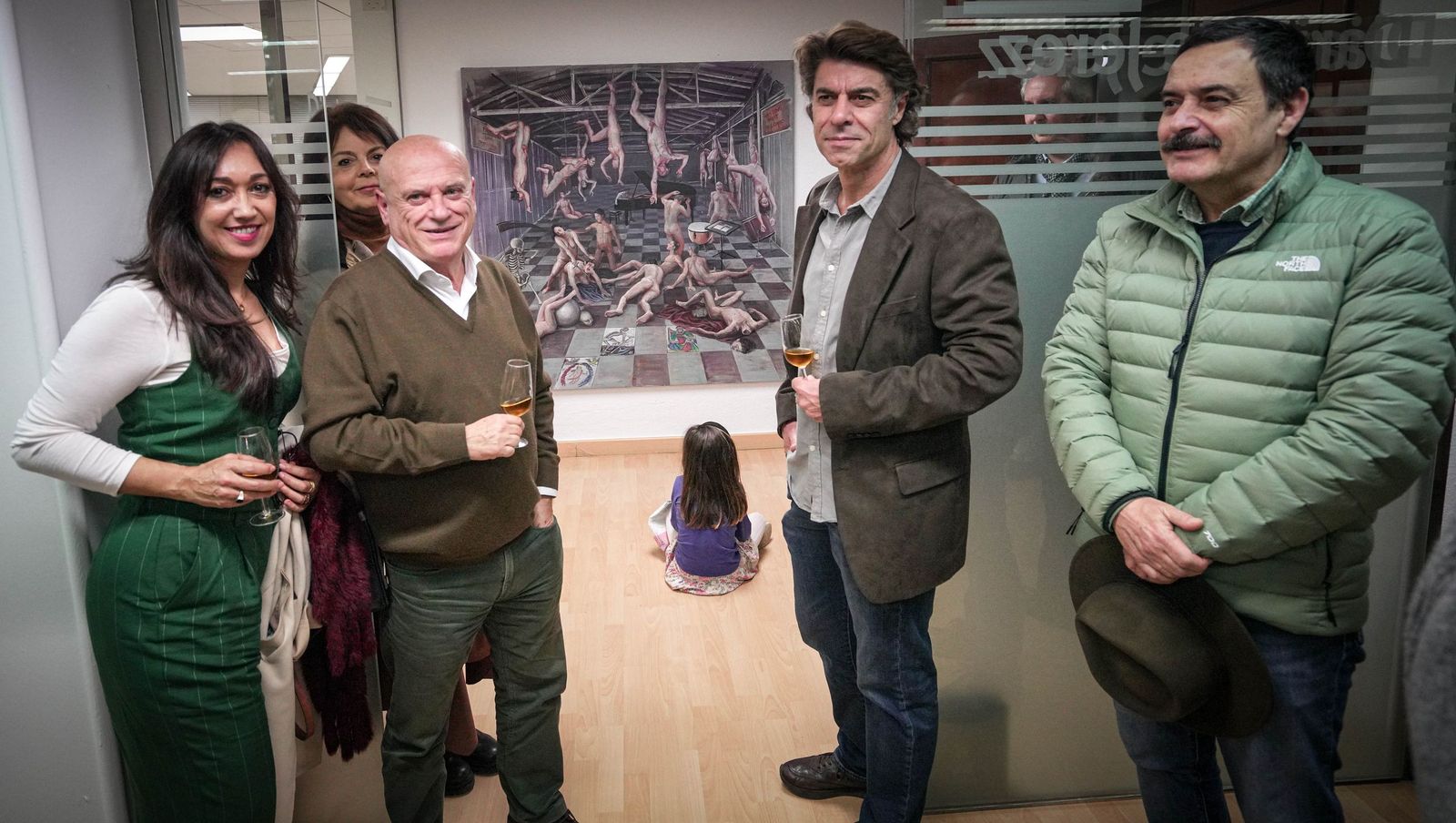 Imágenes de la inauguración de la exposición de Manuel del Valle en la sala ArteaDiario