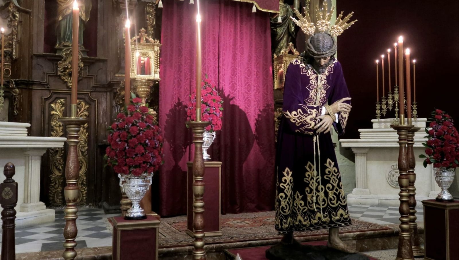 El Señor de la Vía-Crucis, este pasado miércoles en San Francisco.