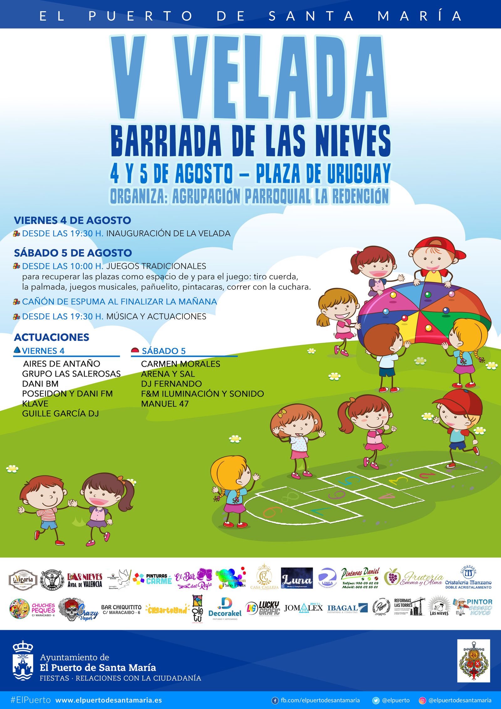 Un fragmento del cartel anunciador.