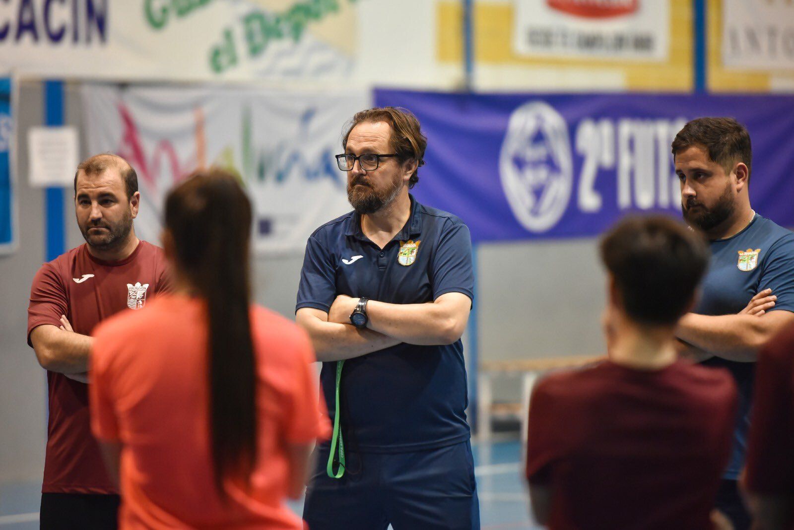 Andrés Sánchez, técnico del Guadalcacín FSF, molesto con la hora del partido en Alcantarilla.