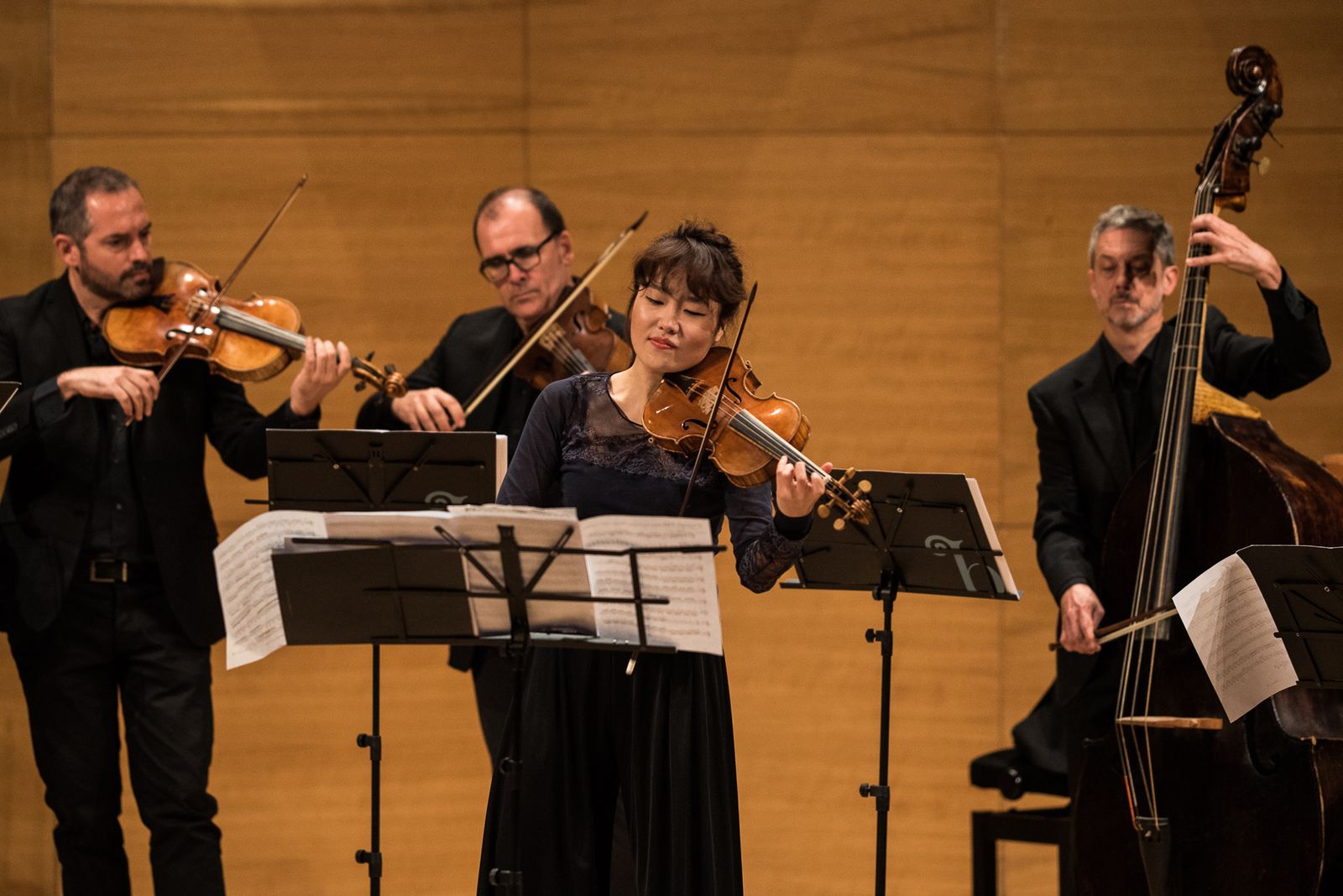 Suyeon Kang en su anterior actuación con  la OBS para una pequeña gira en noviembre de 2019