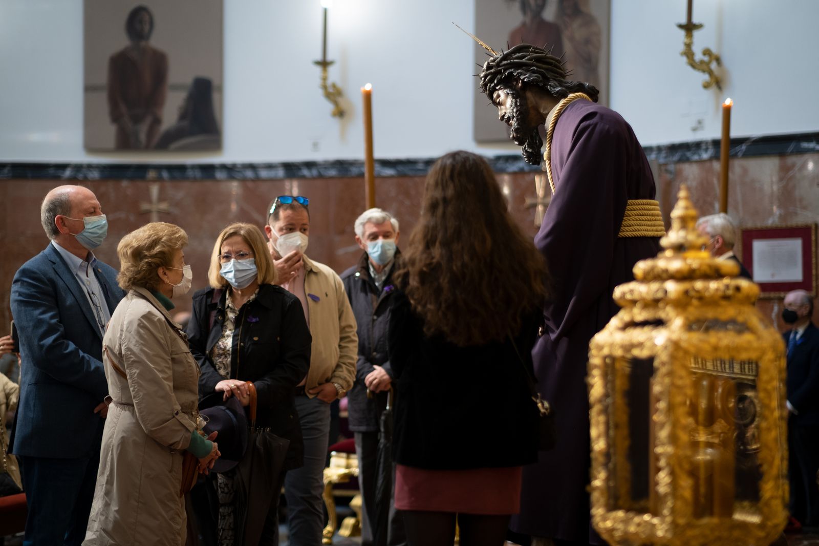 Las imágenes de la veneración al Señor del Gran Poder