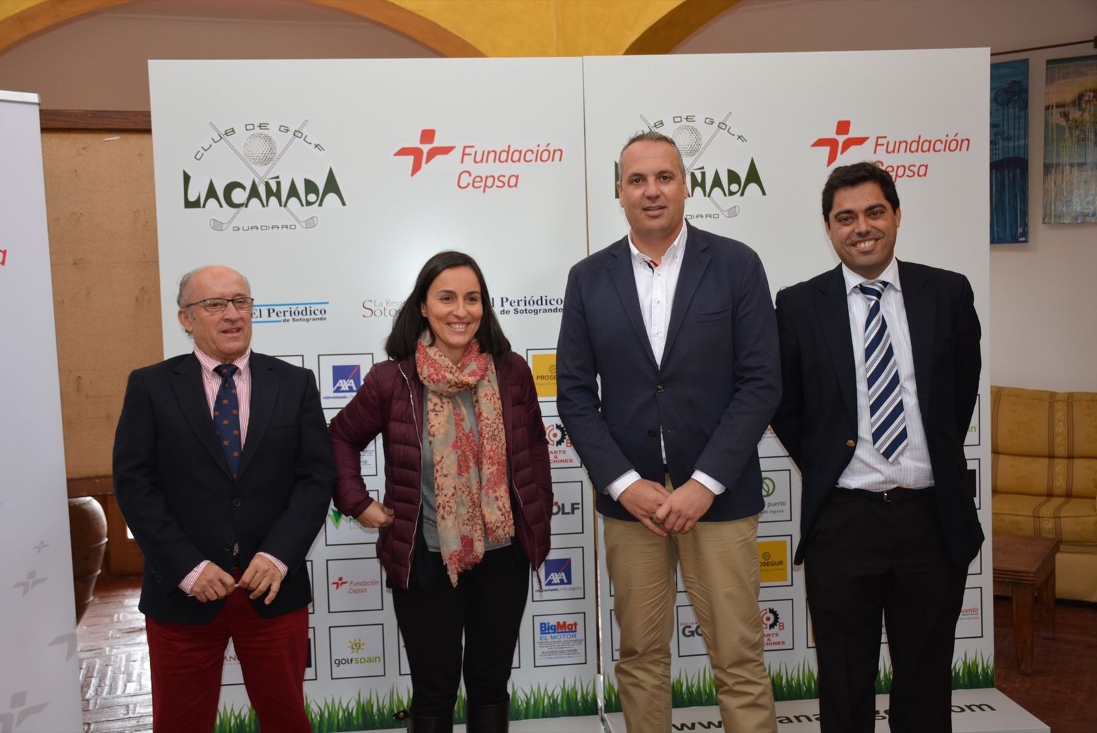 El acto de presentación del torneo, ayer.