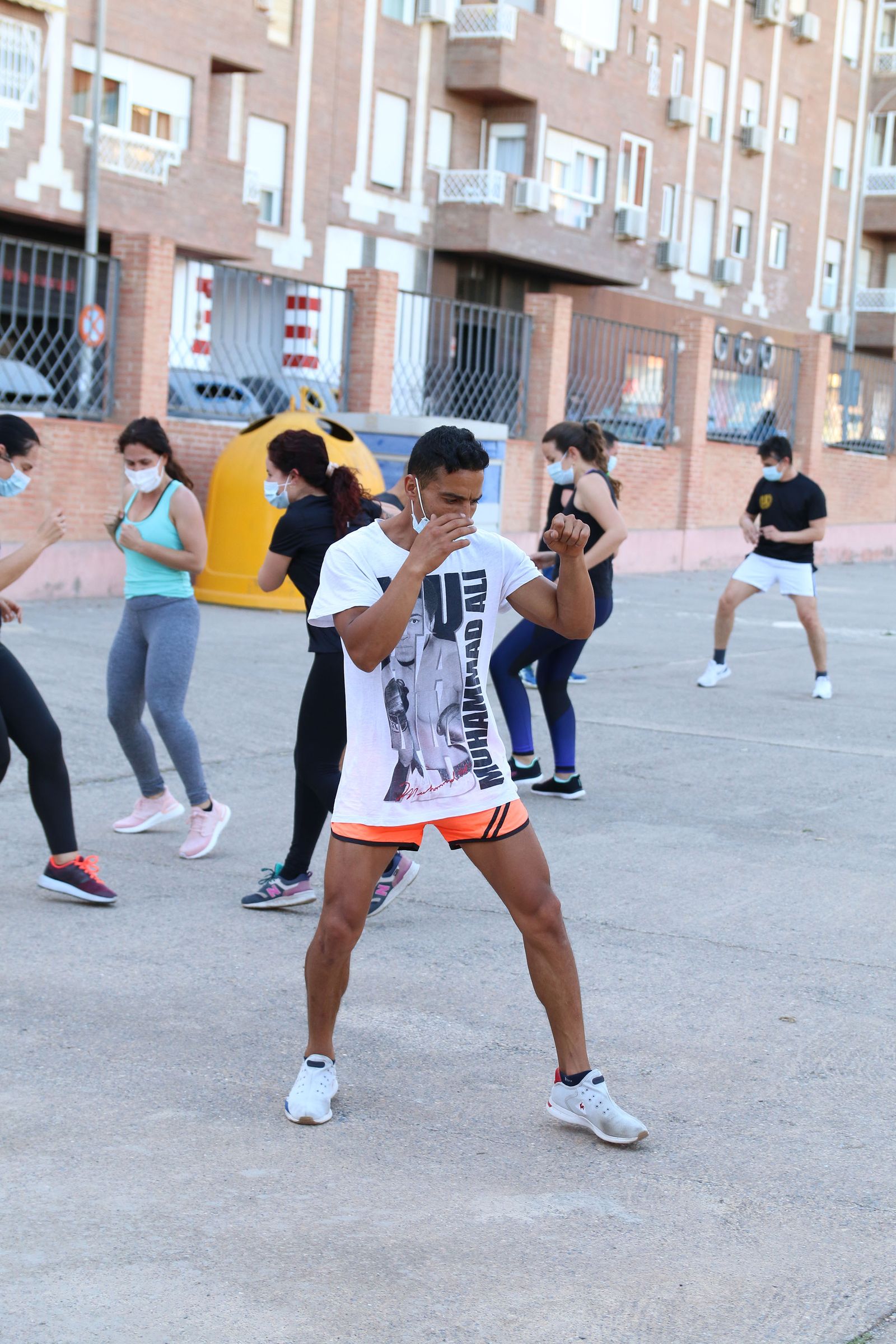 Fotogalería del entrenamiento del Almería Boxing.