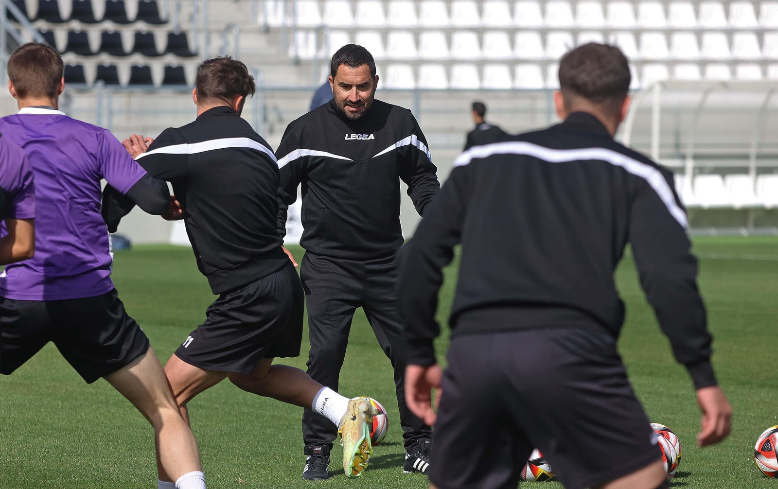 Antonio Fernández Rivadulla, entrenador de la Real Balompédica