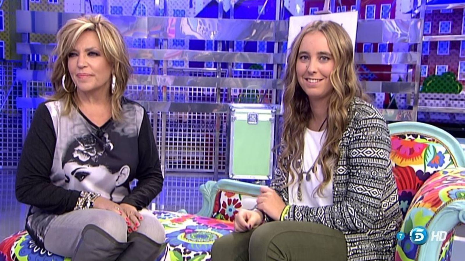 Marieta Bielsa en su aparición en 'Sálvame' en el año 2014 Marieta Bielsa en su aparición en 'Sálvame' en el año 2014