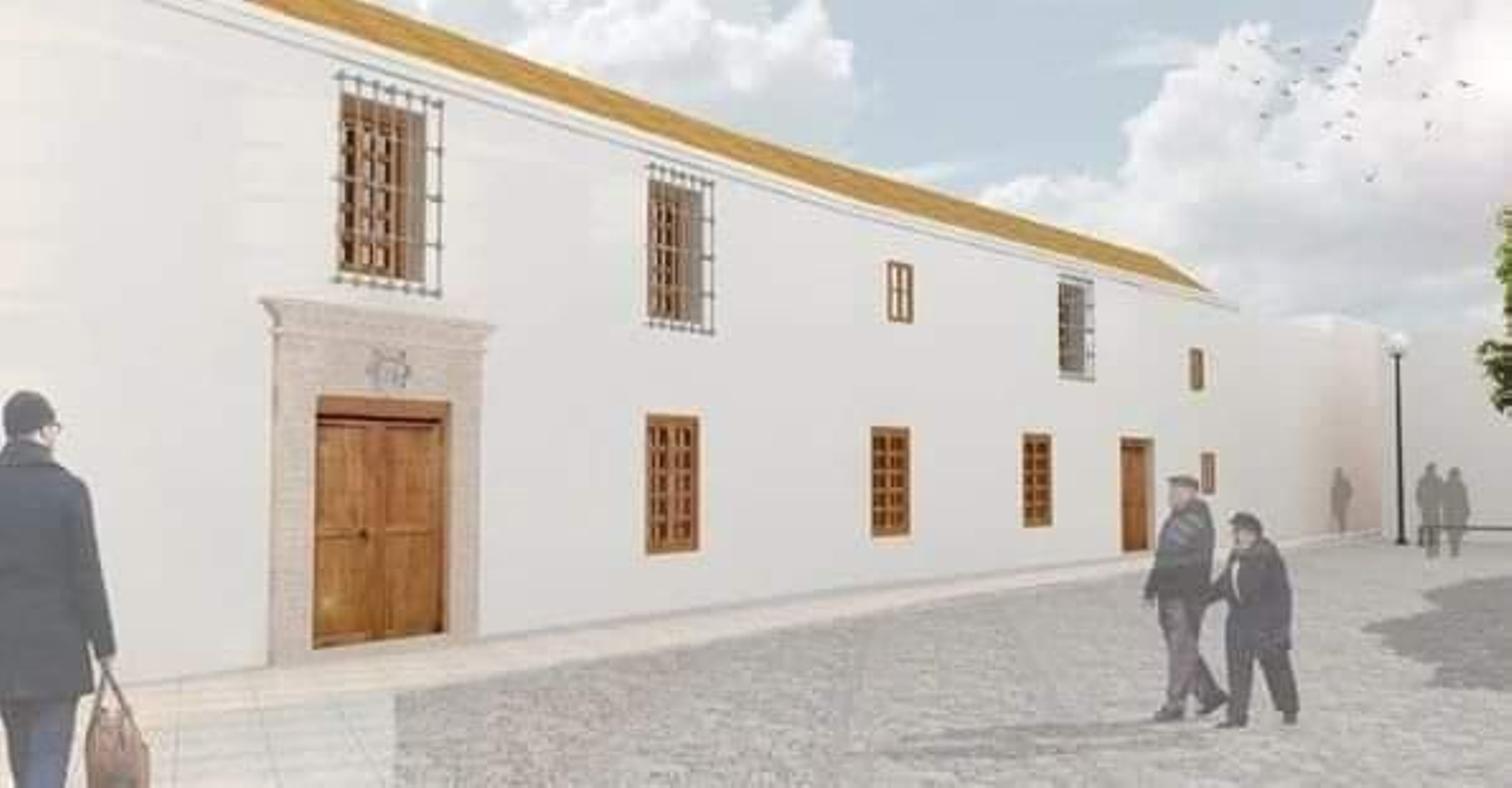 Infografía de las viviendas de la calle Béjar de Hornachuelos.