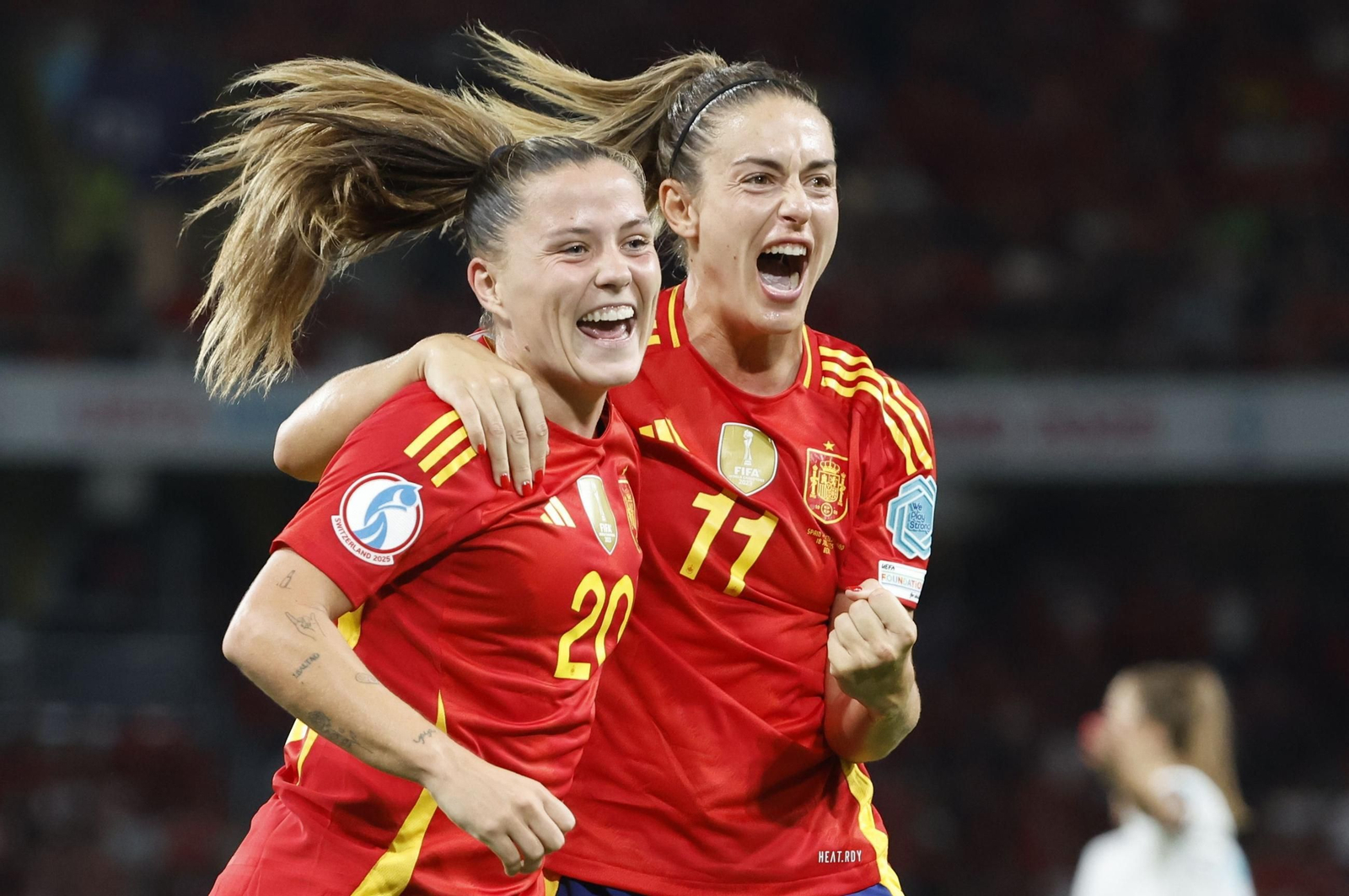 Las mejores fotos del España-Suiza en la Eurocopa femenina
