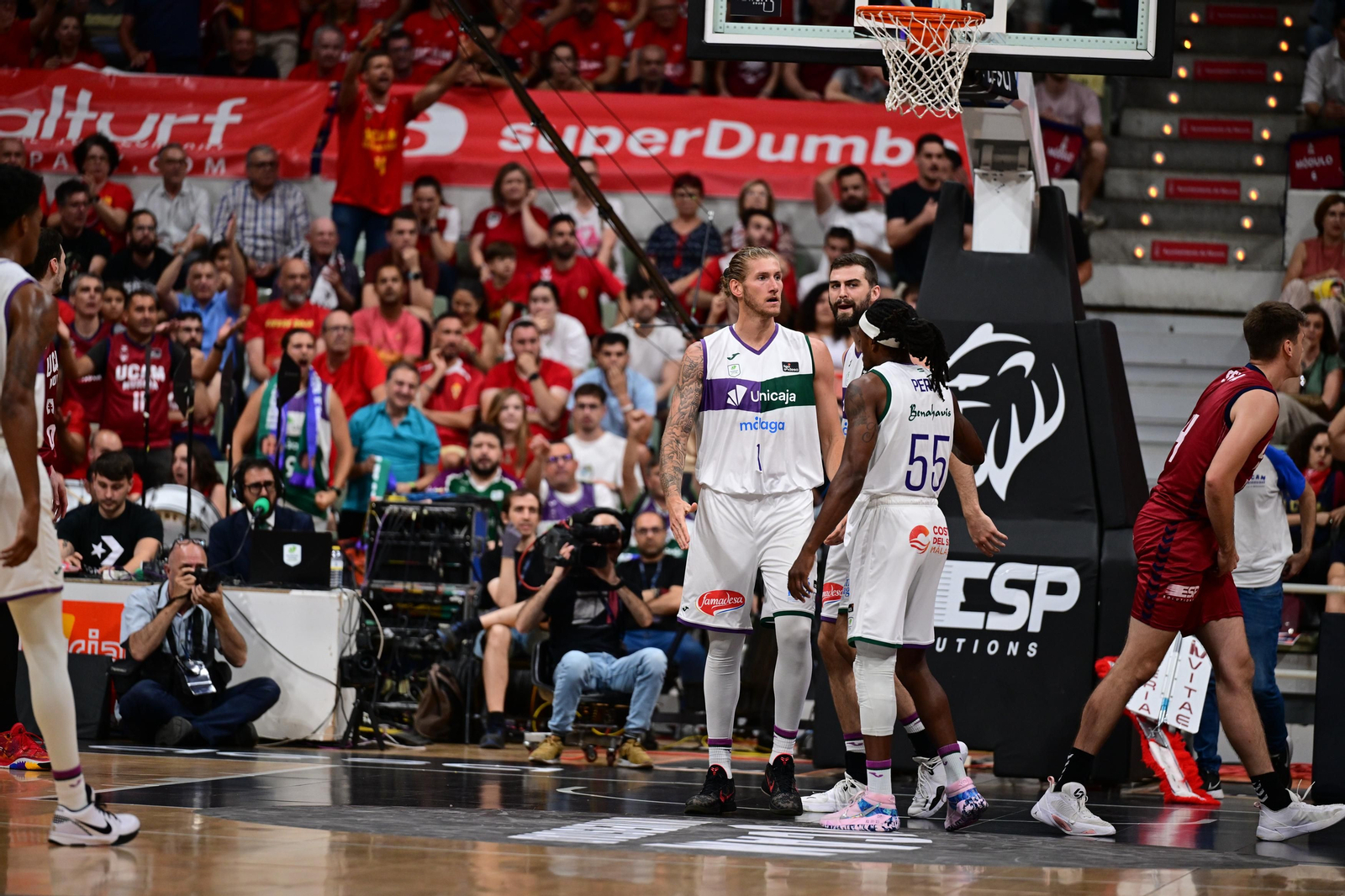 Las fotos del UCAM Murcia - Unicaja, 4º partido de las semifinales de ACB