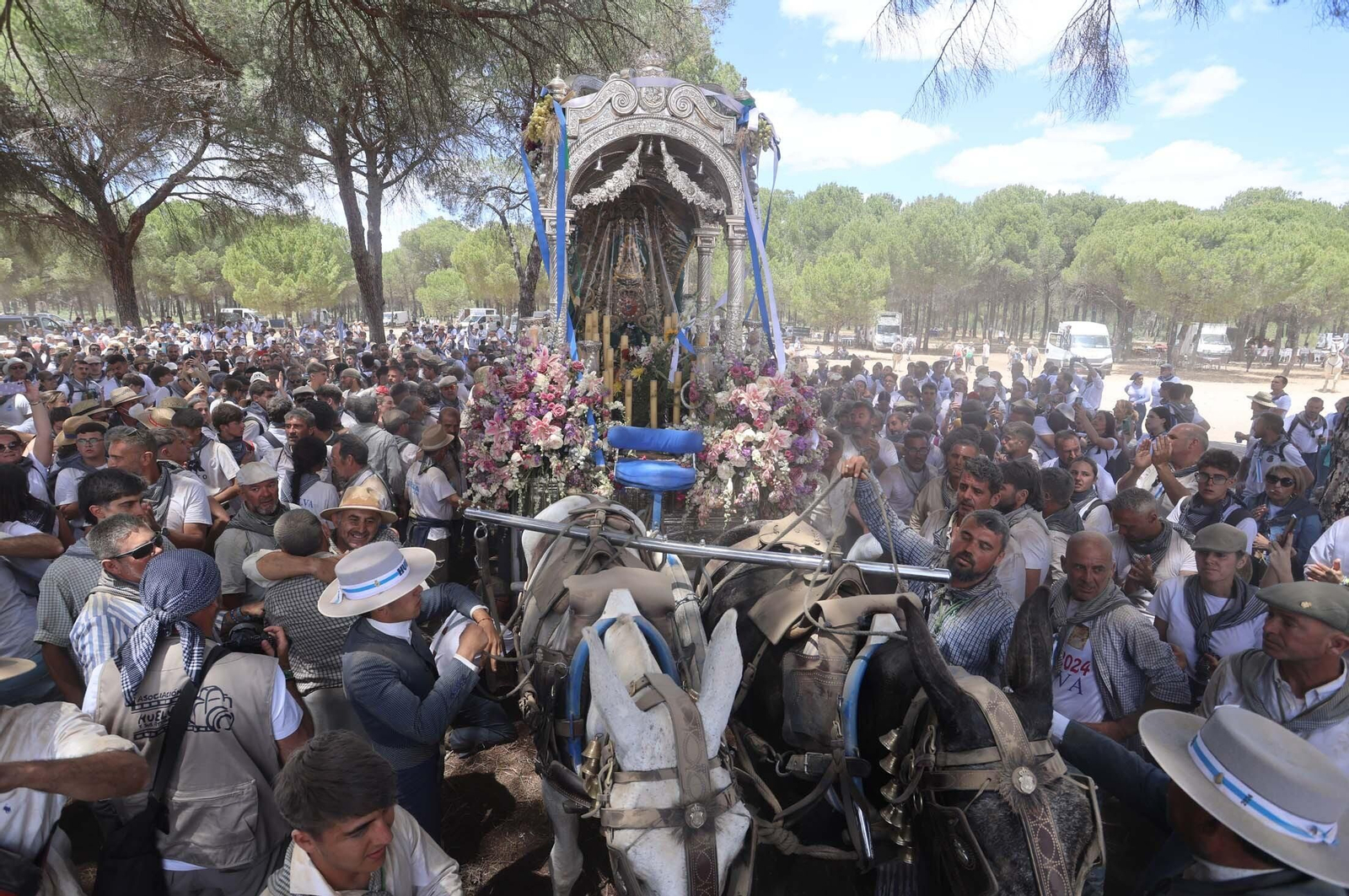 Las mejores imágenes de la Hermandad del Rocío de Huelva en el camino hacia El Rocío