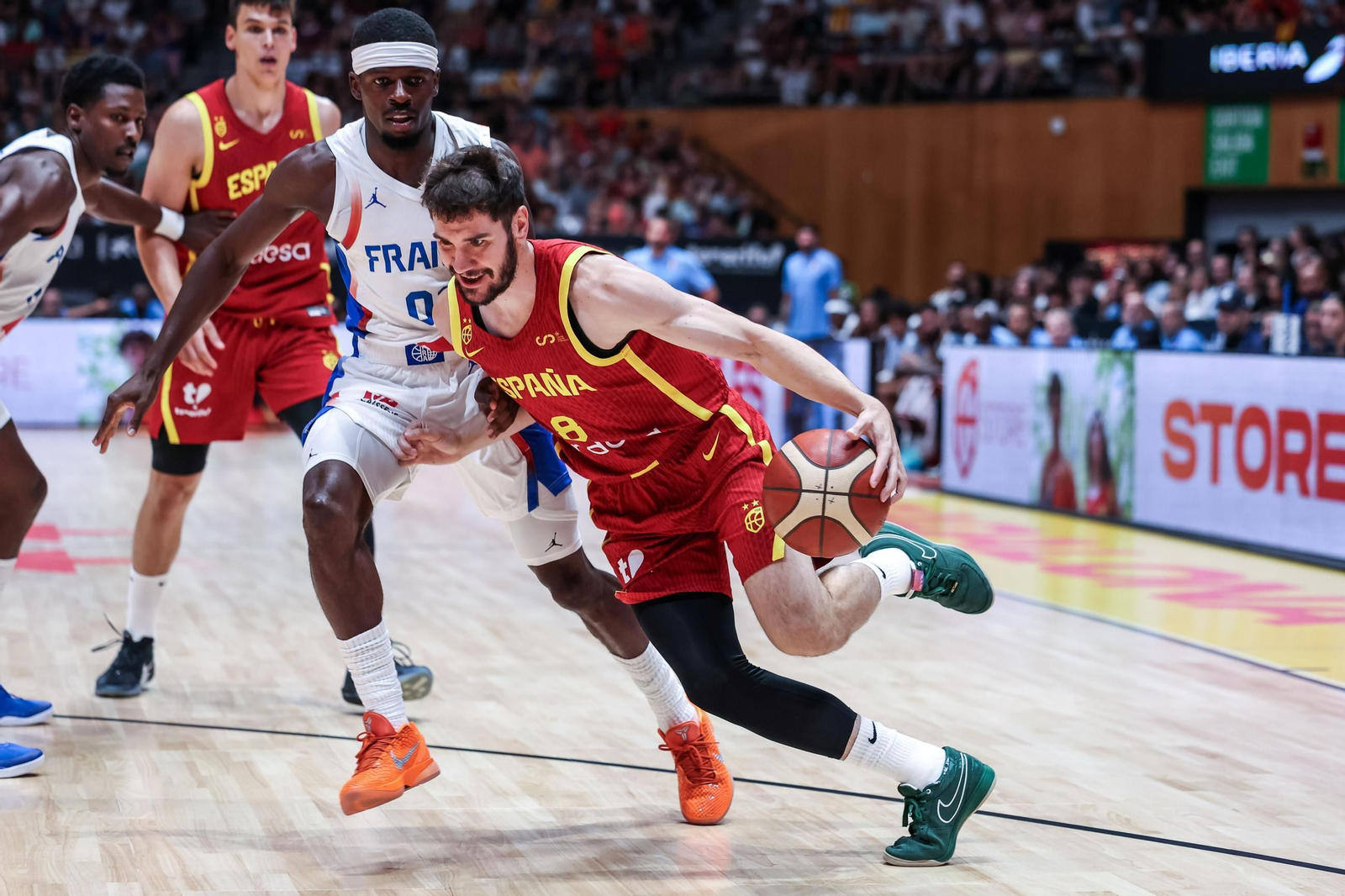 Las fotos del España - Francia de baloncesto
