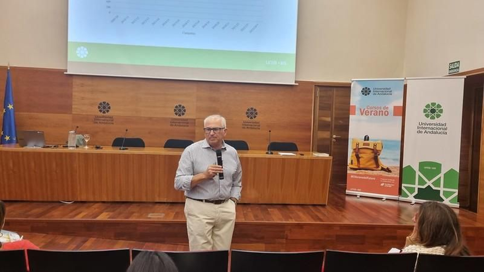 Manuel Parras en los Cursos de Verano de la UNIA.